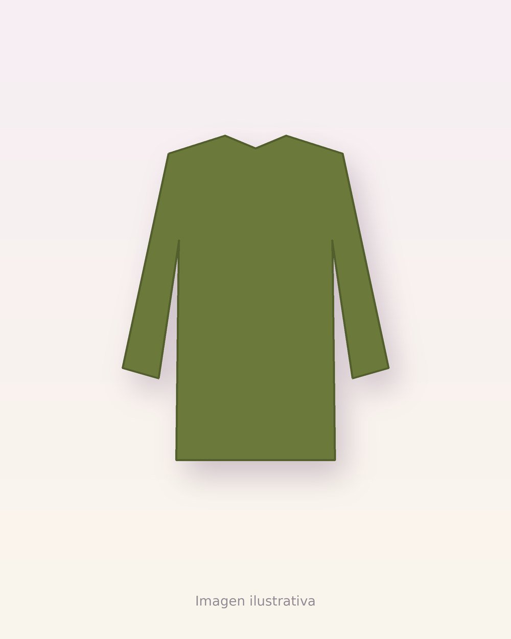 Sweater de hilo – Verde oliva (imagen ilustrativa)